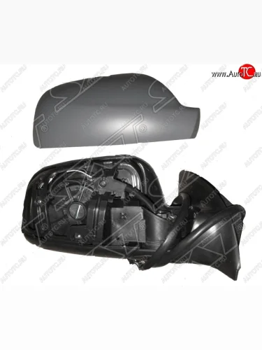 Боковое правое зеркало заднего вида SAT (регулировка, обогрев, 6 контактов) Peugeot 307 ( универсал,  хэтчбэк 3 дв.,  хэтчбэк 5 дв.) (2001-2008) дорестайлинг, рестайлинг