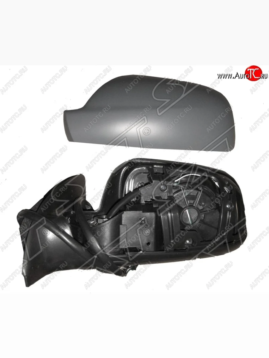 Боковое левое зеркало заднего вида SAT (регулировка, обогрев, 6 контактов)  Peugeot 307 (2001-2008) универсал, хэтчбэк 3 дв., хэтчбэк 5 дв. (Неокрашенное)  в Воронеже Воронежской области