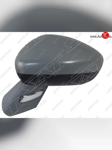 Боковое левое зеркало заднего вида SAT (поворот, 6 контактов) Peugeot 408  дорестайлинг (2010-2017)