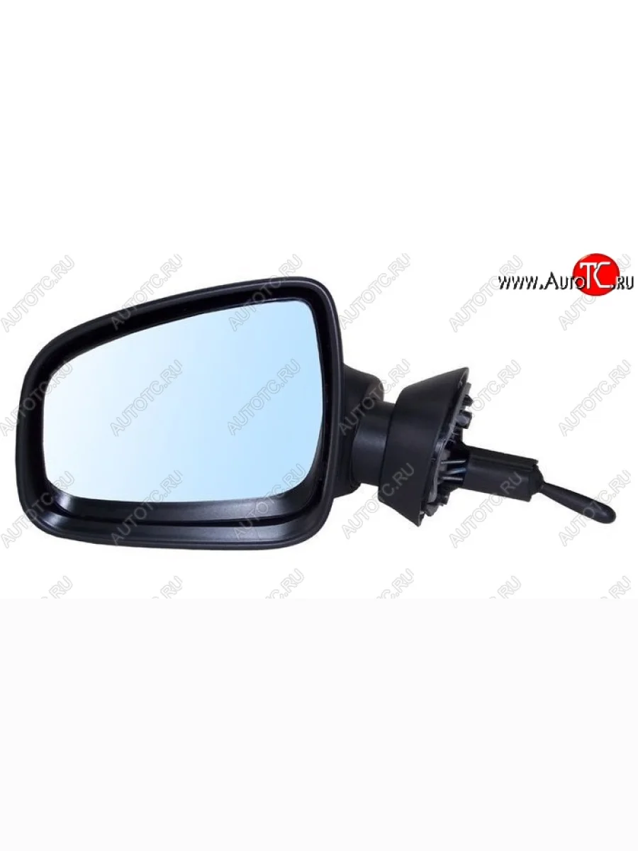 Боковое левое зеркало заднего вида SAT (механическое) Renault Duster HS дорестайлинг (2010-2015) (Неокрашенное)  в Керчи Республика Крым