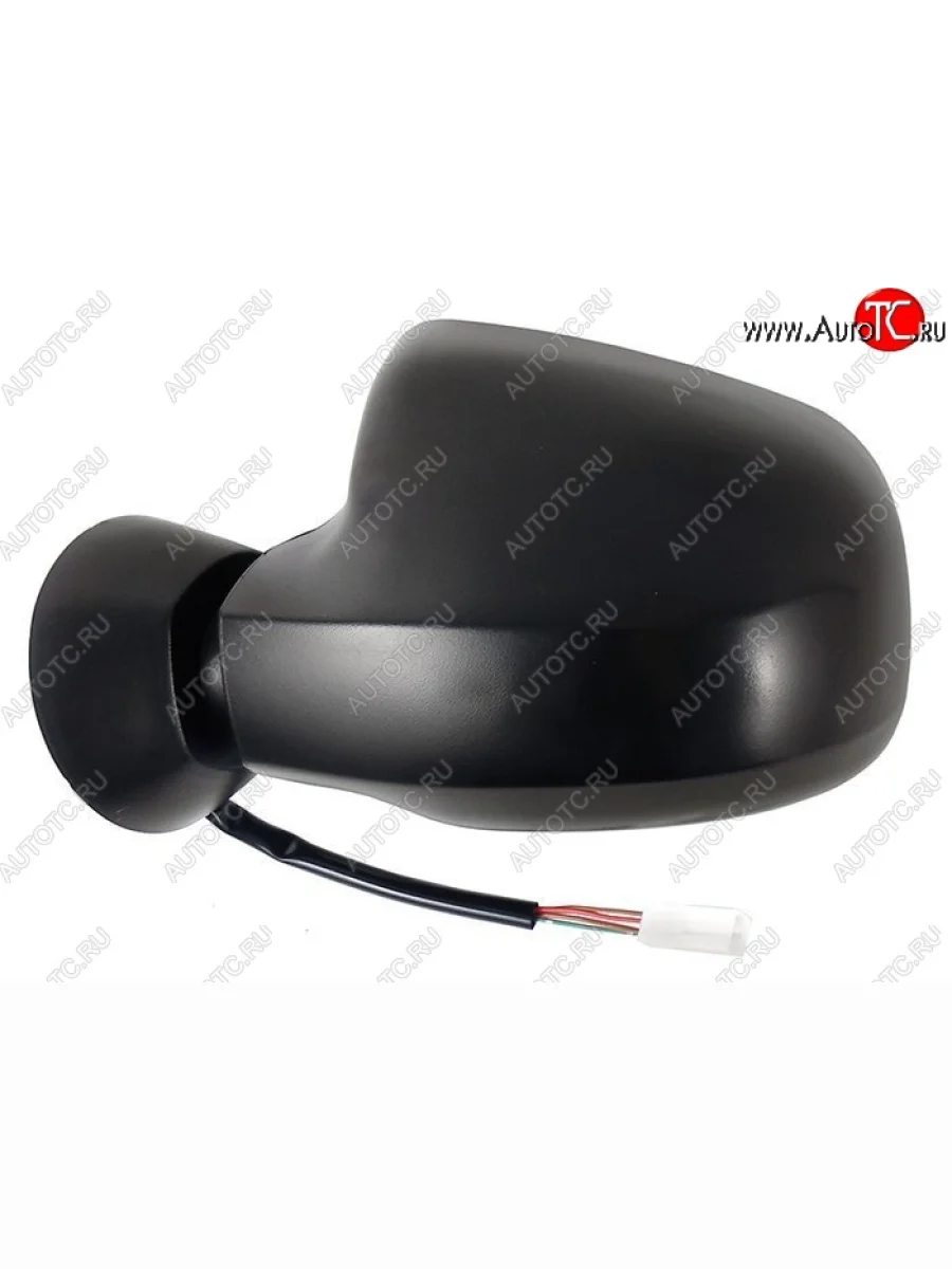 Боковое левое зеркало заднего вида SAT (обогрев, 5 контактов, Тайвань) Renault Duster HS дорестайлинг (2010-2015) (Неокрашенное)  в Керчи Республика Крым