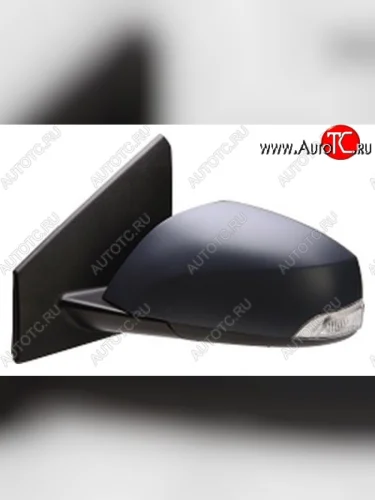 Боковое левое зеркало заднего вида SAT (обогрев, поворот, датчик температуры, 9 контактов) Renault Fluence рестайлинг (2012-2016)