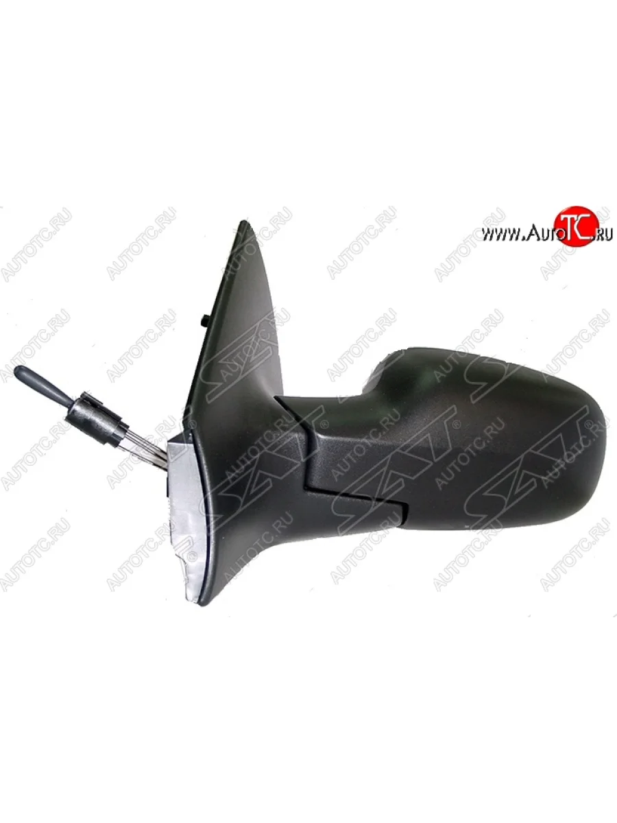 Боковое левое зеркало заднего вида SAT (механическое) Renault Megane седан  дорестайлинг (2002-2006) (Неокрашенное)  в Самаре Самарской области