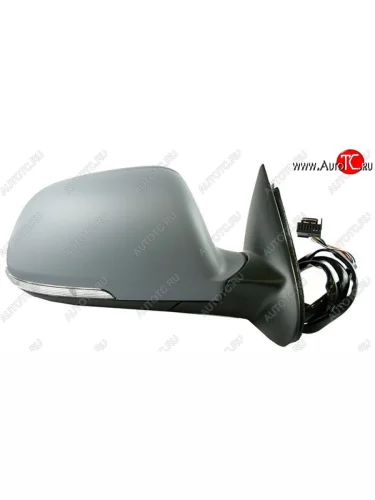 Боковое правое зеркало заднего вида SAT (складное, поворот, обогрев, подсветка, 11 контактов) Skoda Octavia  A5 (2008-2013) лифтбэк рестайлинг, рестайлинг универсал