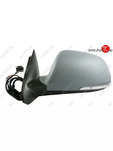 Боковое левое зеркало заднего вида SAT (складное, поворот, обогрев, подсветка, 11 контактов) Skoda Octavia  A5 (2008-2013) лифтбэк рестайлинг, рестайлинг универсал