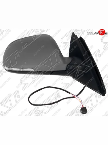 Боковое правое зеркало заднего вида SAT (обогрев, поворот, 6 контактов) Skoda Superb B6 (3T5) универсал рестайлинг (2013-2015)
