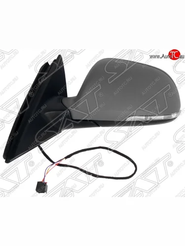 Боковое левое зеркало заднего вида SAT (обогрев, поворот, 6 контактов) Skoda Superb B6 (3T5) универсал рестайлинг (2013-2015)