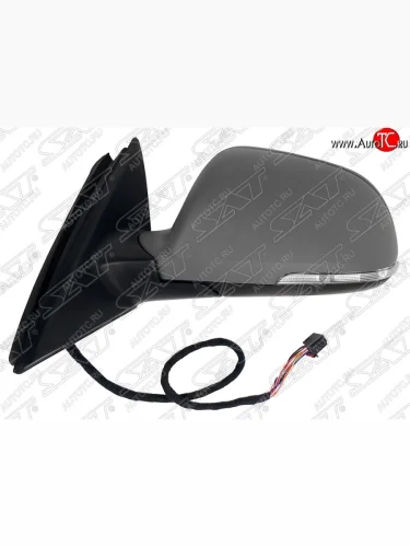 Боковое левое зеркало заднего вида (подсветка/обогрев/поворотник) SAT Skoda Superb ( B6 (3T),  B6 (3T5),  (B6) 3T) (2008-2015) лифтбэк дорестайлинг, универсал доресталийнг, лифтбэк рестайлинг, универсал рестайлинг