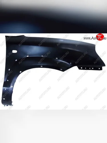 Правое крыло SAT (с отверстием под поворотник и расширитель, Тайвань) Hyundai Tucson JM (2004-2010)