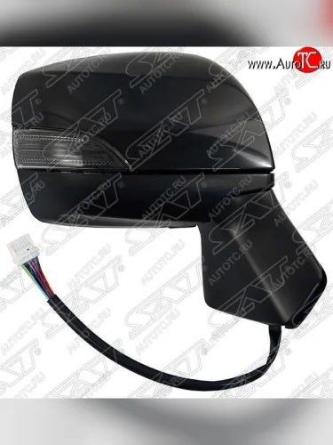 Правое зеркало заднего вида SAT (регулировка, обогрев, поворот, 11 контактов) Subaru Forester SJ дорестайлинг (2012-2016)