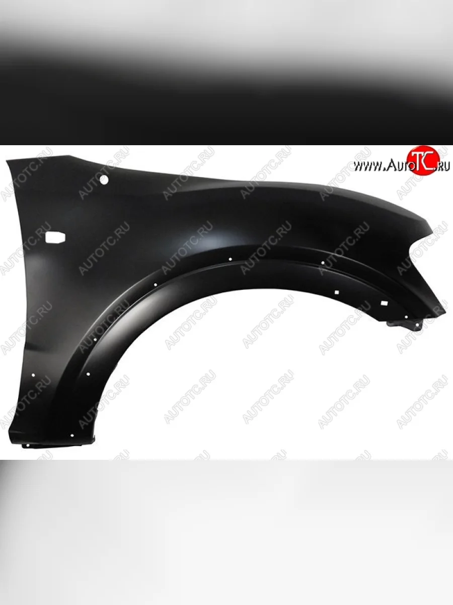 Правое крыло SAT (с отверстием под антенну) Mitsubishi Pajero 3 V70 дорестайлинг (1999-2003) (Неокрашенное)  в Самаре Самарской области