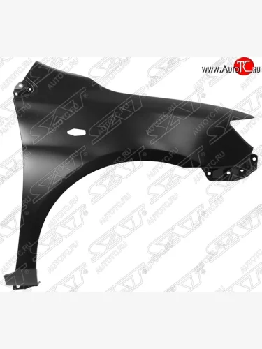 Левое крыло SAT (с отверстием под поворотник) Toyota Corolla Axio  (E140) седан (2006-2008) дорестайлинг