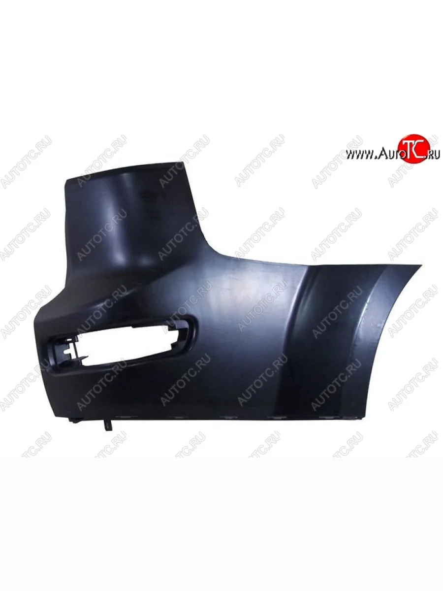 Клык заднего бампера SAT (правый) Mitsubishi Outlander XL (CW)  рестайлинг (2010-2013) (Неокрашенный)  в Перми Пермском крае