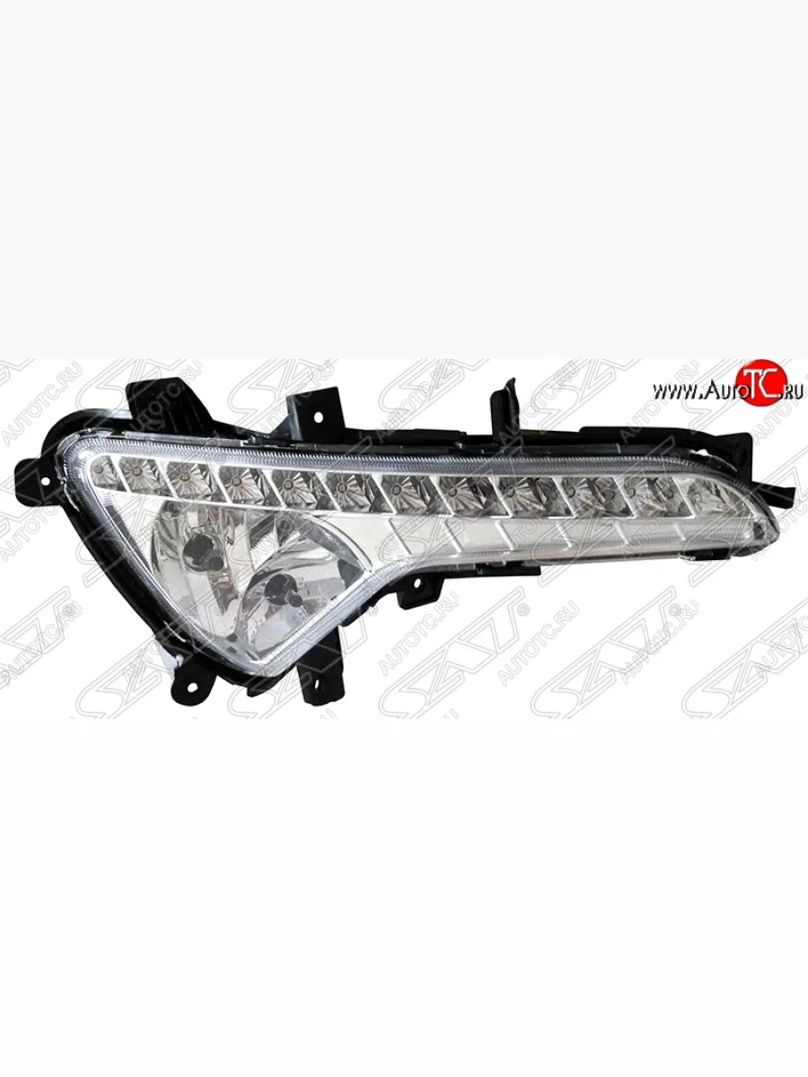 Противотуманная фара SAT (правая, с ДХО)  KIA Sportage (2010-2016) 3 SL  в Керчи Республика Крым