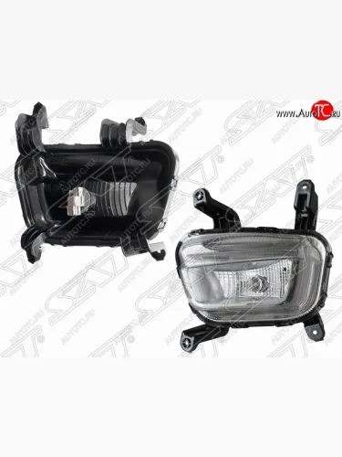 Противотуманная фара SAT (левая) KIA Rio 3 QB рестайлинг седан (2015-2017)