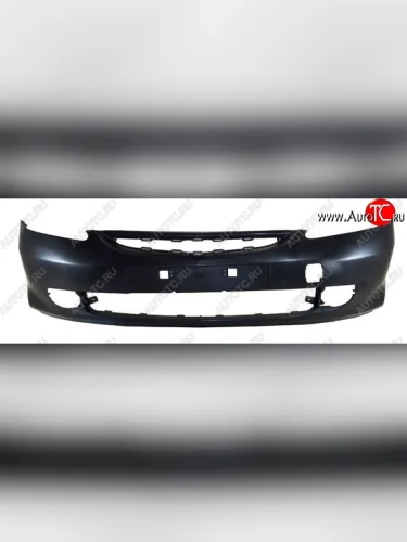 Бампер передний (с отверстиями под туманки) SAT Honda Fit  1 (2004-2007) GD 1-ый рестайлинг, GD 2-ой рестайлинг