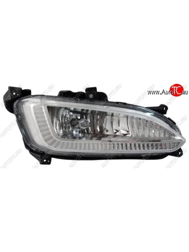Противотуманная фара SAT (правая, без ДХО) Hyundai Santa Fe DM дорестайлинг (2012-2016)