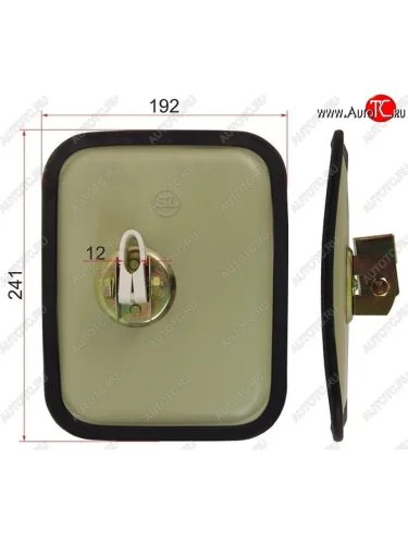 Универсальное боковое зеркало заднего вида (регулировка: мех.) SAT Renault Premium (1996-2025)