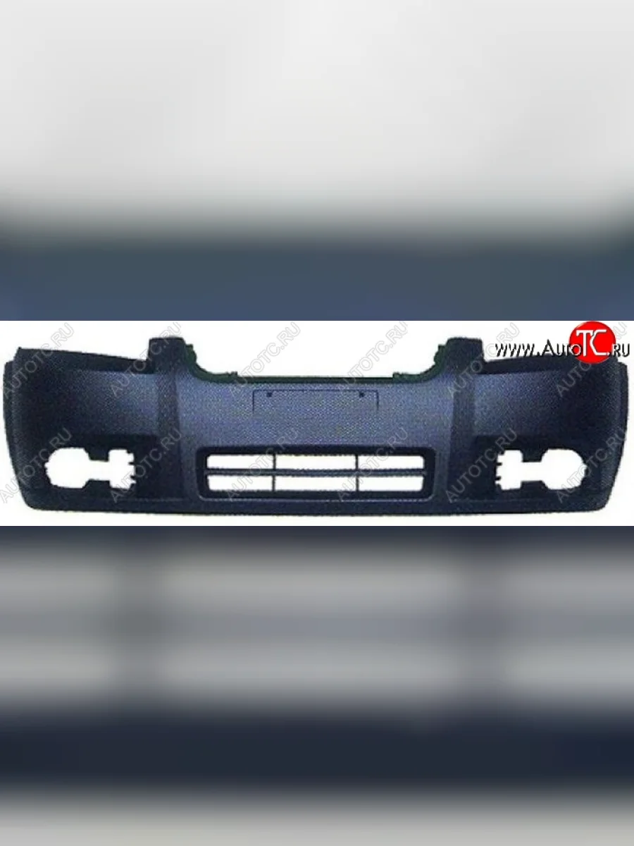 Бампер передний SAT Chevrolet Aveo T250 седан рестайлинг (2006-2011) (Неокрашенный)  в Перми Пермском крае