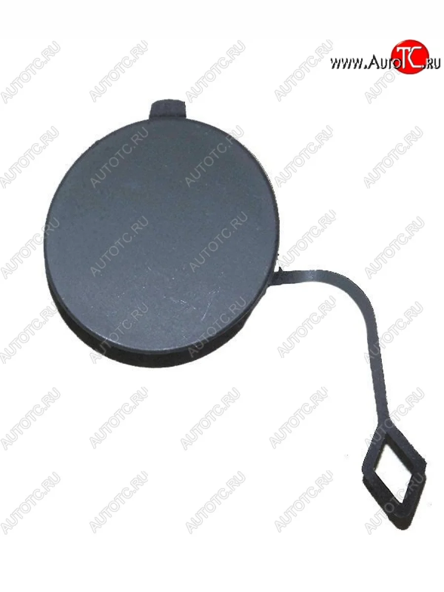 Заглушка буксировочного крюка в штатный бампер SAT (передняя, правая)  Volkswagen Touareg (2010-2014) 2 NF (Неокрашенная)  в Самаре Самарской области