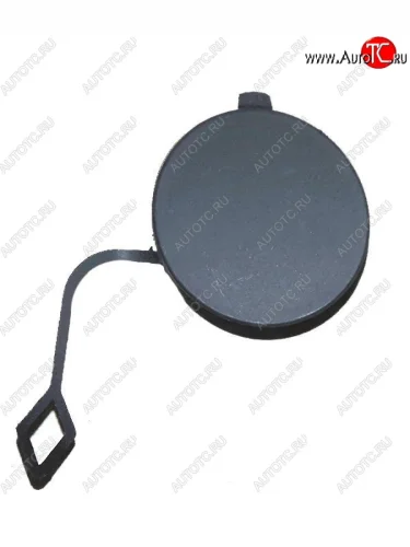 Заглушка буксировочного крюка в штатный бампер SAT (перед, левая) Volkswagen Touareg 2 NF дорестайлинг (2010-2014)