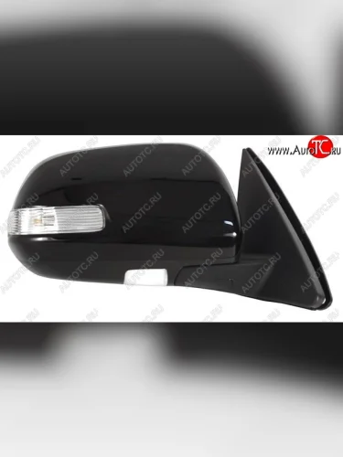 Боковое правое зеркало заднего вида (рестайлинг) (обогрев/поворотник) SAT Toyota Highlander XU40 рестайлинг (2010-2013)