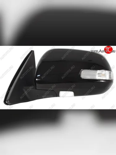 Боковое левое зеркало заднего вида (рестайлинг) (обогрев/поворотник) SAT Toyota Highlander XU40 рестайлинг (2010-2013)