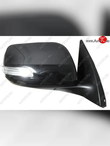 Боковое правое зеркало заднего вида (обогрев/поворотник) SAT Toyota Land Cruiser Prado  J150 (2009-2013) дорестайлинг