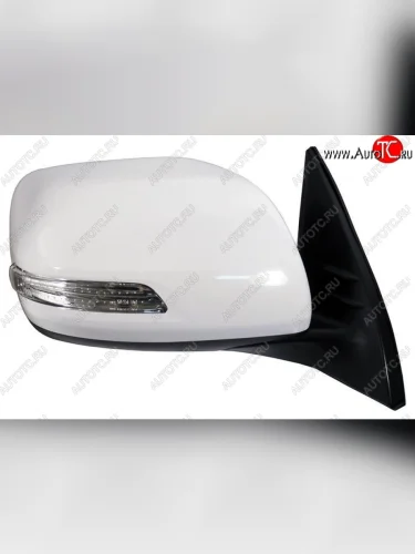 Боковое правое зеркало заднего вида (обогрев/поворотник) SAT Toyota Land Cruiser Prado  J150 (2009-2013) дорестайлинг