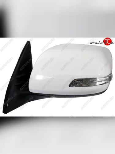 Боковое левое зеркало заднего вида (обогрев/поворотник) SAT Toyota Land Cruiser Prado  J150 (2009-2013) дорестайлинг