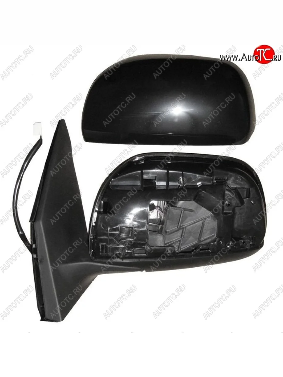 Левое боковое зеркало заднего вида (поворотник/обогрев) SAT Toyota RAV4 XA305 5 дв. дорестайлинг (2005-2009) (Неокрашенное)  в Самаре Самарской области