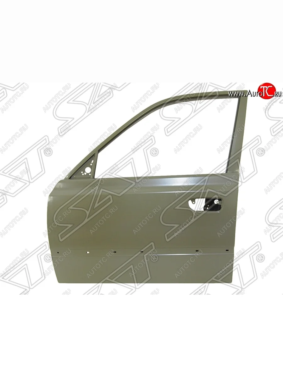 Левая дверь передняя SAT  Hyundai Accent (1999-2012) 2 LC (Неокрашенная)  в Самаре Самарской области