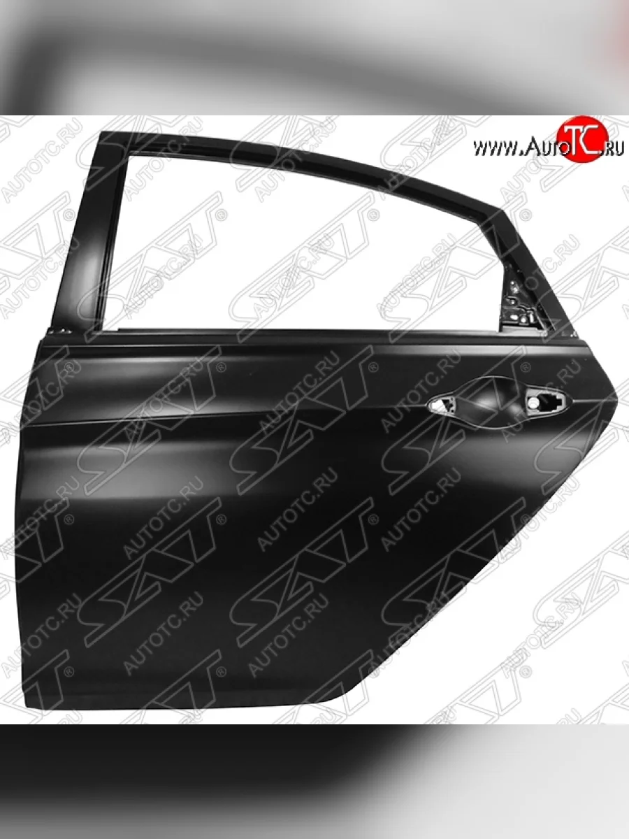 Левая дверь задняя SAT Hyundai Sonata YF (2009-2014) (Неокрашенная)  в Керчи Республика Крым