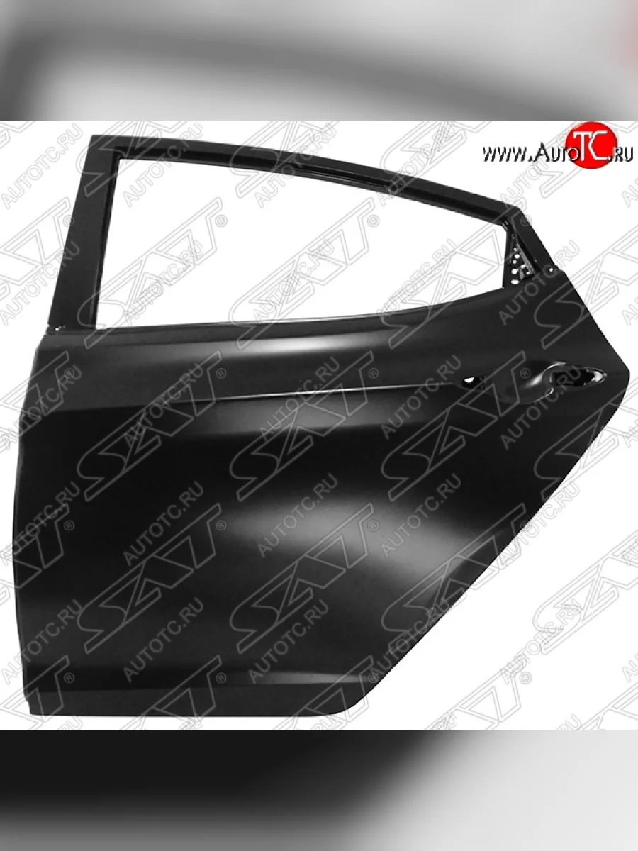 Левая дверь задняя SAT Hyundai Elantra MD дорестайлинг (2010-2013) (Неокрашенная)  в Самаре Самарской области