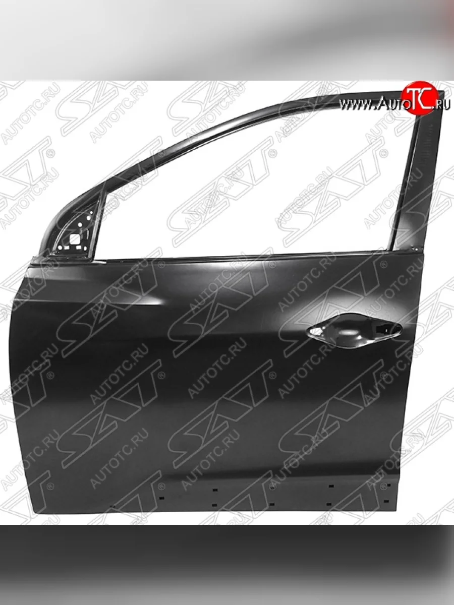 Левая дверь передняя SAT (Russian Type) Hyundai IX35 LM дорестайлинг (2009-2013) (Неокрашенная)  в Самаре Самарской области