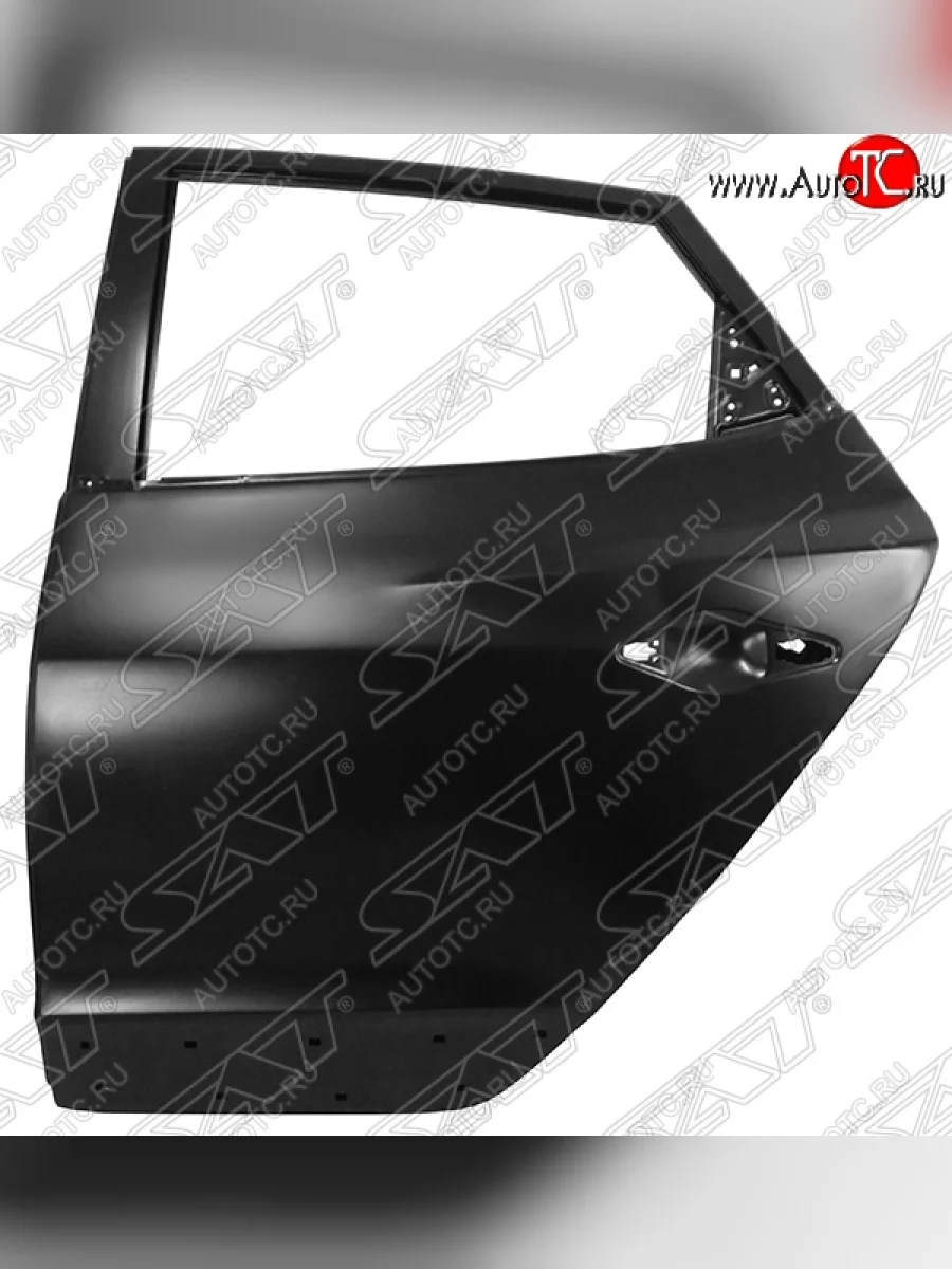 Левая дверь задняя SAT (Russian Type) Hyundai IX35 LM дорестайлинг (2009-2013) (Неокрашенная)  в Керчи Республика Крым