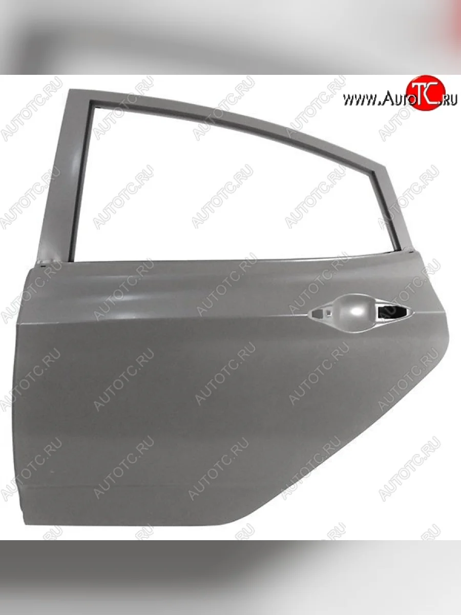 Левая дверь задняя SAT Hyundai Solaris RBr седан рестайлинг (2014-2017) (Неокрашенная)  в Перми Пермском крае