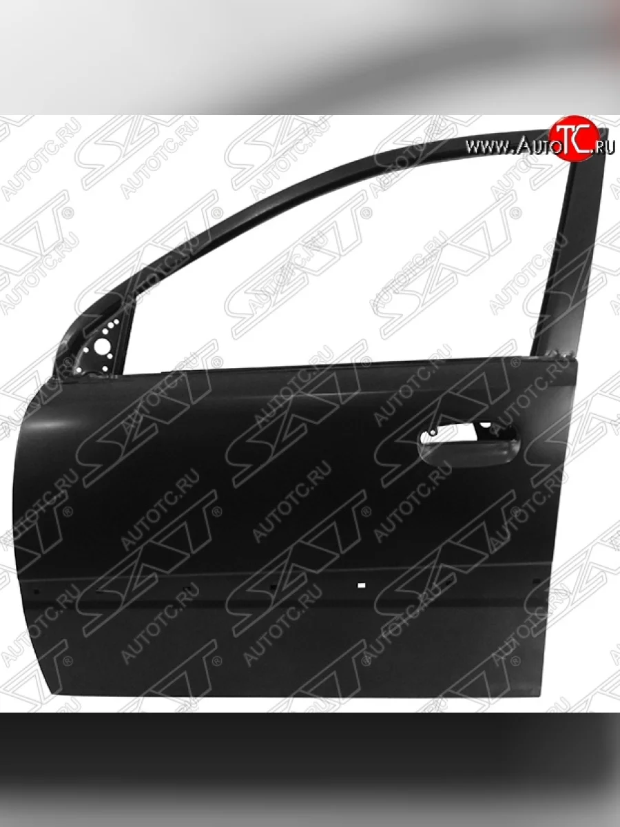 Левая дверь передняя SAT  KIA Rio (2005-2022) 2 JB, 4 FB (Неокрашенная)  в Самаре Самарской области