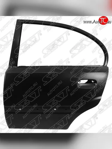 Левая дверь задняя SAT KIA Rio  2 JB (2005-2011) дорестайлинг седан, рестайлинг седан