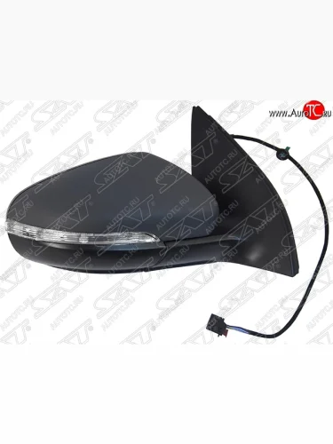 Боковое правое зеркало заднего вида (поворотник/обогрев) SAT Volkswagen Golf  6 Mk6 (2008-2014) хэтчбэк 5 дв.