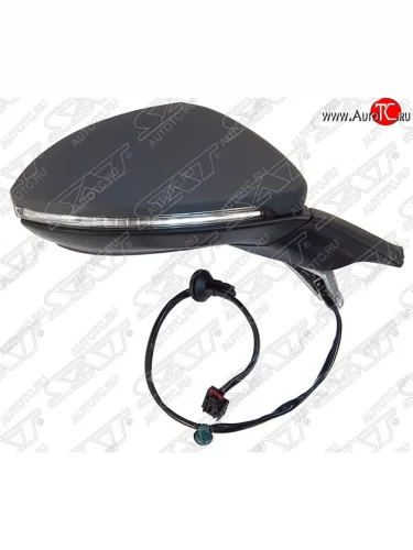 Боковое правое зеркало заднего вида (поворотник/обогрев) SAT Volkswagen Golf  7 Mk7 (2012-2017) хэтчбэк 5 дв. дорестайлинг