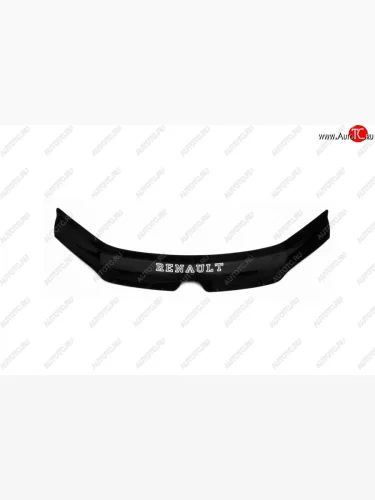 Дефлектор капота REIN (без логотипа) Renault Logan 2 дорестайлинг (2014-2018)