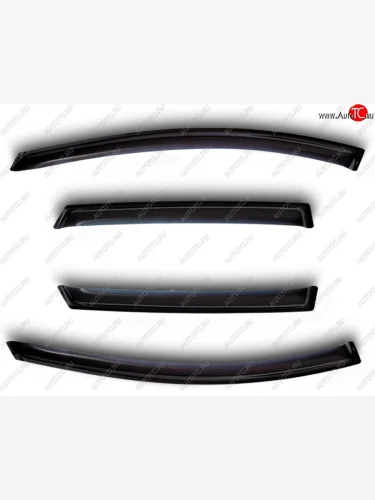 Дефлектора окон SIM (накладные) KIA Picanto  1 SA хэтчбэк 5 дв. (2003-2007) дорестайлинг