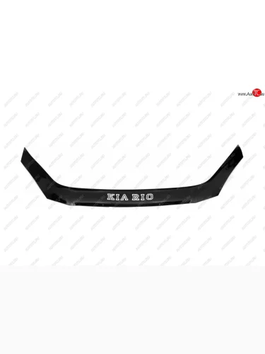 Дефлектор капота REIN KIA Rio ( 2 JB,  4 FB) (2005-2022) дорестайлинг седан, дорестайлинг, хэтчбэк 5 дв., рестайлинг, хэтчбэк 5 дв., рестайлинг седан