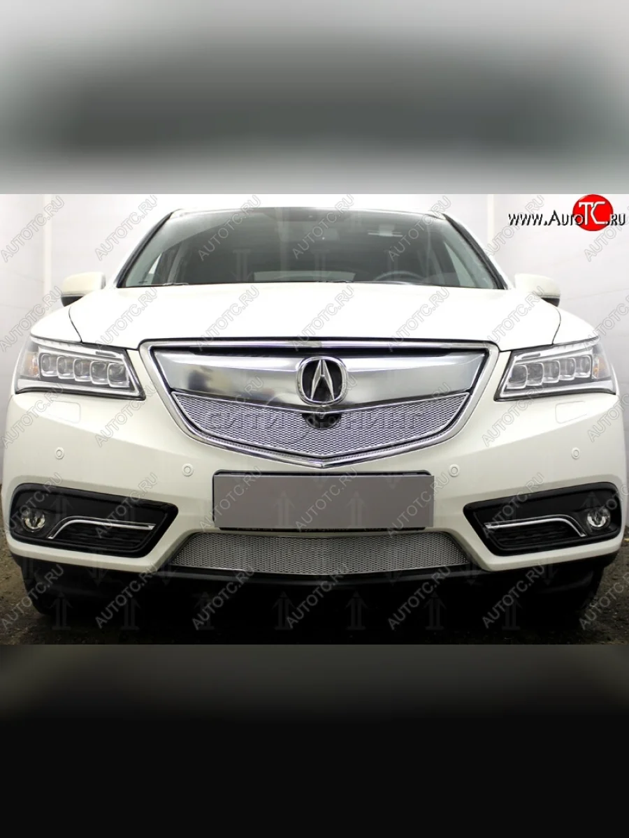 Нижняя решетка радиатора Allest Acura MDX YD3 дорестайлинг (2013-2016) (Хром)  в Самаре Самарской области