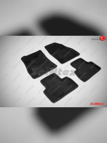 Комплект ковриков в салон 3D с текстильным покрытием Seintex Nissan Juke 1 YF15 дорестайлинг (2010-2014)