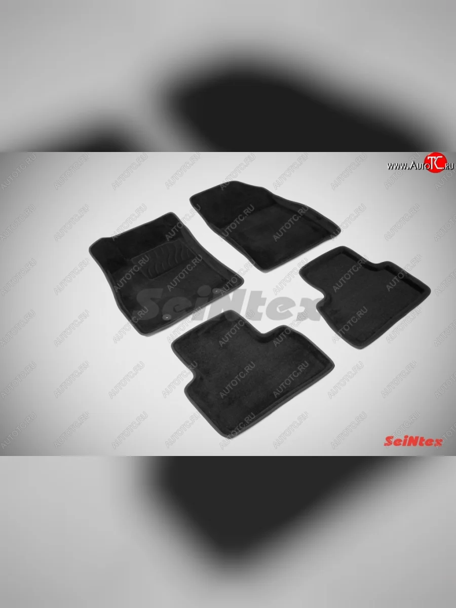 Комплект ковриков в салон 3D с текстильным покрытием Seintex  Nissan Juke (2010-2014) 1 YF15 (черный)  в Самаре Самарской области