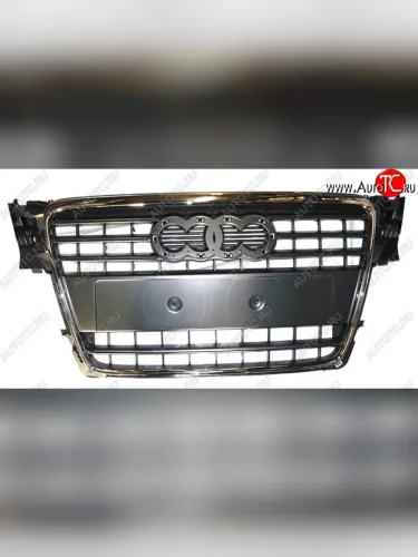 Решетка радиатора SAT (хром) Audi A4 B8 дорестайлинг, универсал (2007-2011)
