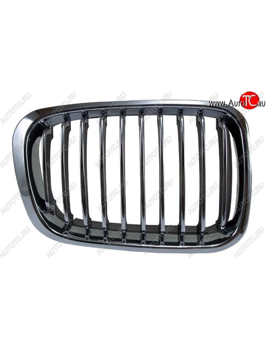 Правая решетка радиатора SAT (хром) BMW 3 серия E46 седан дорестайлинг (1998-2001)  в Воронеже Воронежской области