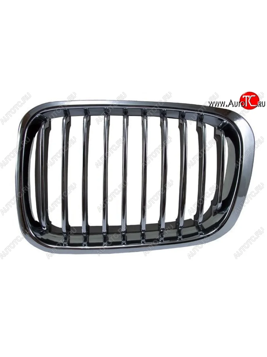 Решетка радиатора SAT (хром) BMW 3 серия E46 седан дорестайлинг (1998-2001) (Неокрашенная)  в Воронеже Воронежской области